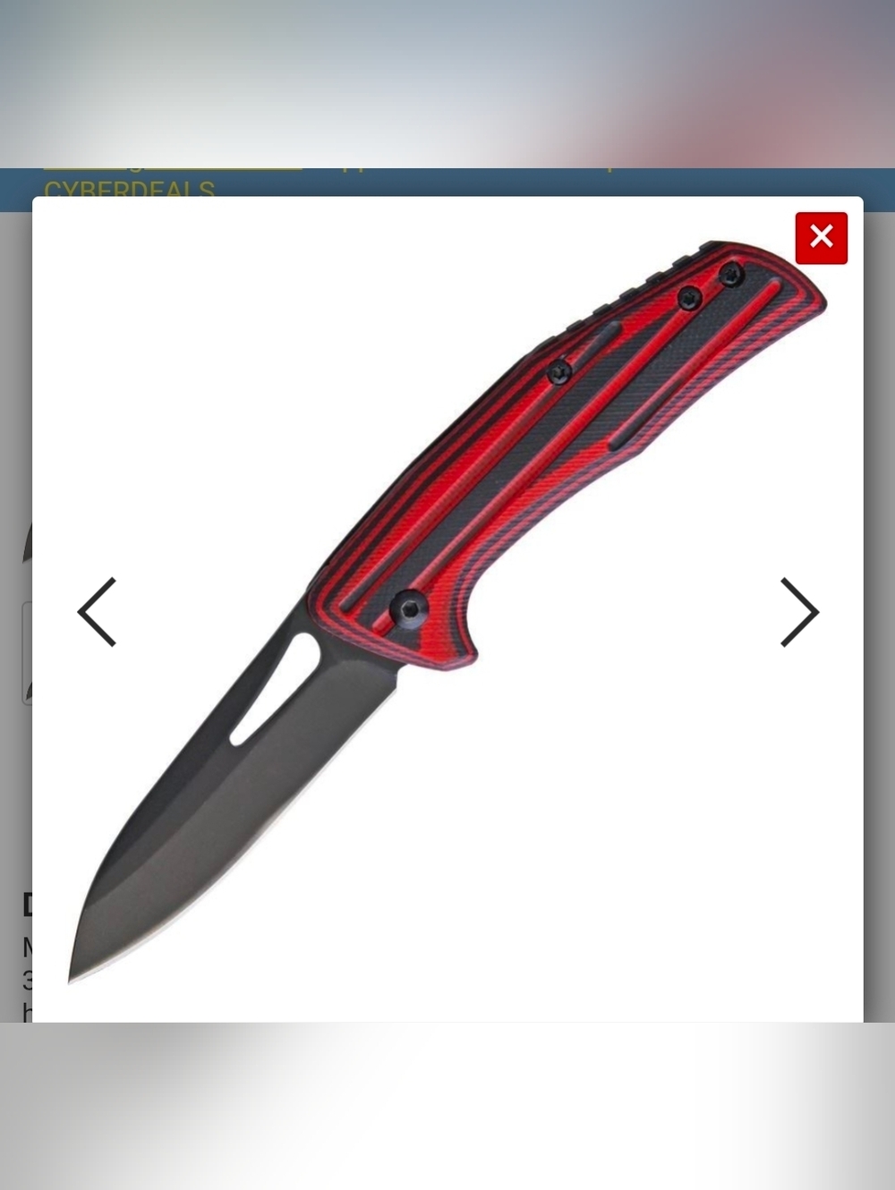 Benchmark Slipjoint Folding Knife Black And Red